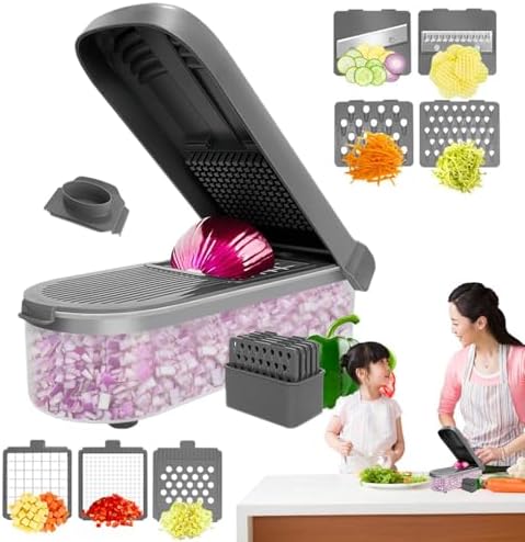 Spiralizer Vegetable Slicer Non-Slip Base, Stainless Steel Knives - Image 6