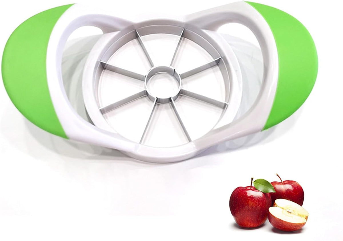 Apple slicer bulk,8 Super Sharp Blades Stainless Steel Corer and Divider,Ergonomic ABS Anti-Slip Handle,4.13 in sturdy Rust Resistant Fruit Slicer Cut