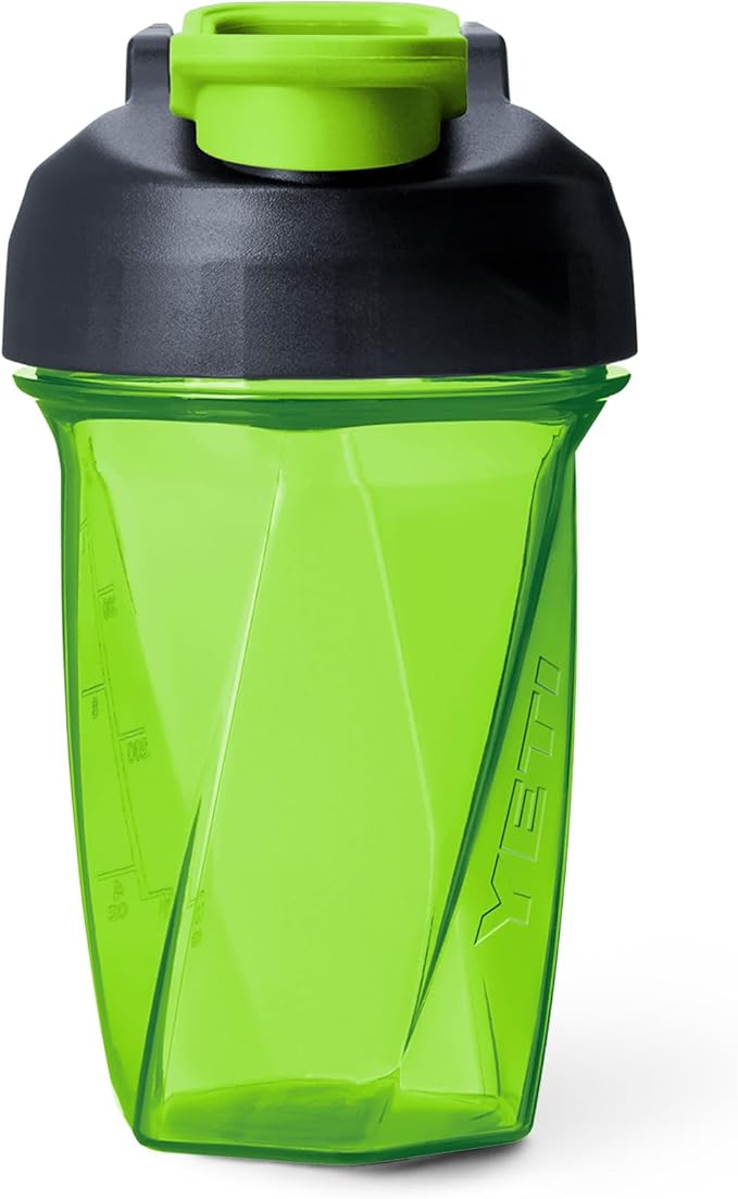 YETI Yonder Helimix Vortex Blender Shaker Bottle Holds up to 27oz | No Blending Ball or Whisk | USA Made | Portable Pre Workout Whey Protein Drink Shaker Cup | Dishwasher Safe, Venom