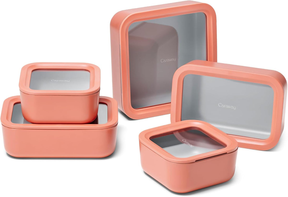 Caraway 13-Piece Glass Food Storage Container Set