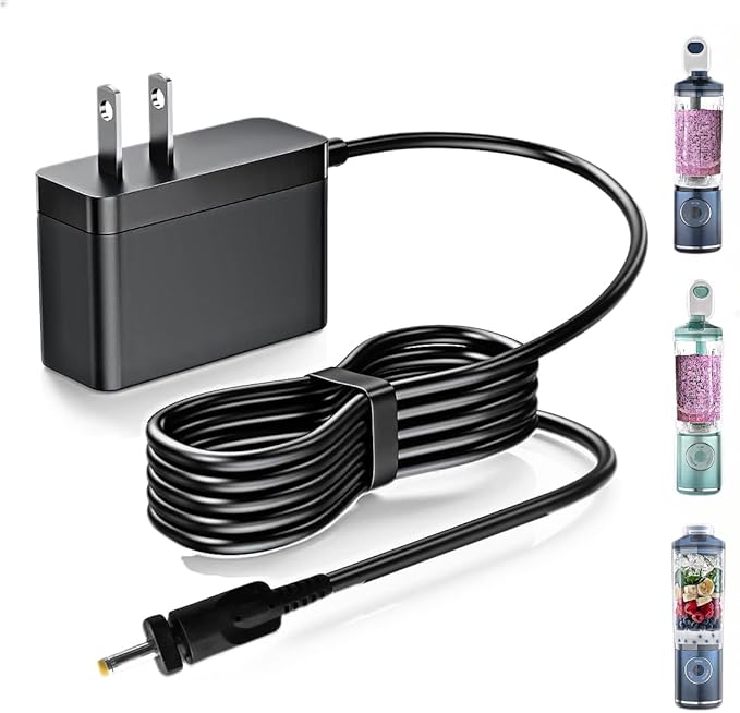For Ninja Blast Max Portable Blender BC251, BC200, BC200GY, BC200LD, BC251LD Replacement Charging Cord Personal Smoothies Power Adapter