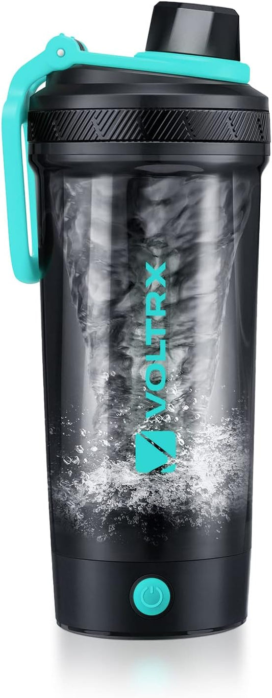 VOLTRX Shaker Bottle, Gallium USB C Rechargeable Electric Protein Mixer, Shaker Cups for Protein and Meal Replacement Shakes, BPA Free, Made with Tritan, 20oz