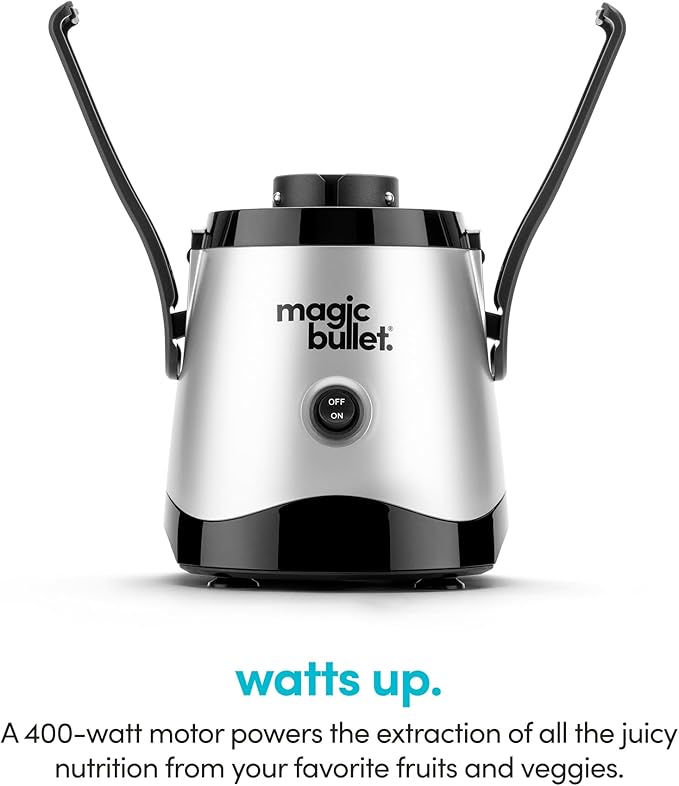 Magic Bullet Mini Juicer with Cup, Black and Silver