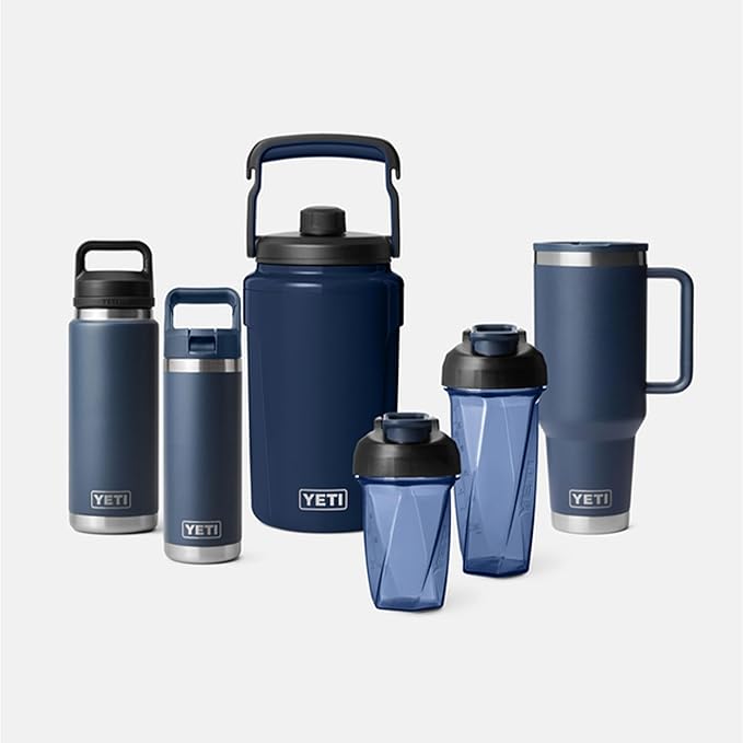 YETI Yonder Helimix Vortex Blender Shaker Bottle Holds up to 20oz | No Blending Ball or Whisk | USA Made | Portable Pre Workout Whey Protein Drink Shaker Cup | Dishwasher Safe, Venom