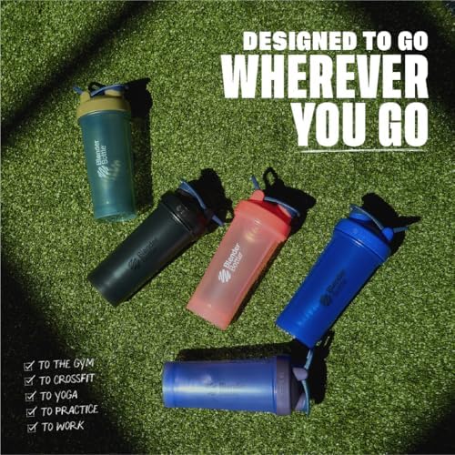 BlenderBottle Classic V2 Plastic Shaker Bottle 20 oz Peach - Image 5