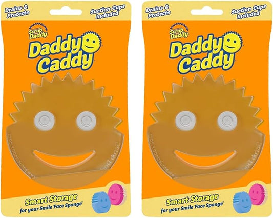 Scrub Daddy Holder for Sink Caddy Dish Sponge & Cleaning Organiser