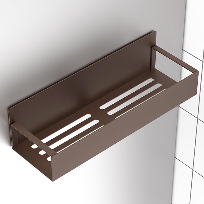 HuggieGems 6 Pack Magnetic Spice Storage Rack Organizer for Refrigerator and Oven, Bronze Fridge Organizers and Storage