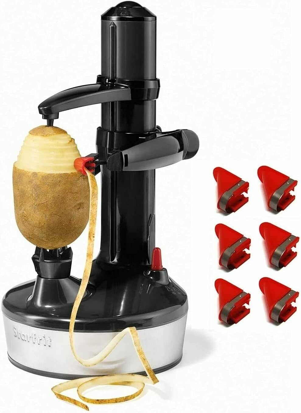 Rotato Express 2.0 Electric Peeler, 6 Blades, Black