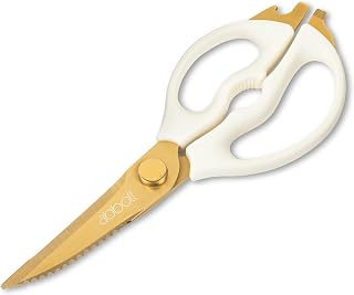 Multi Purpose Kitchen Shears - Gold/Ivory