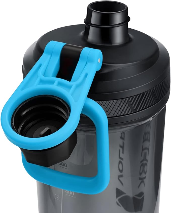VOLTRX Shaker Bottle, Gallium USB C Rechargeable Electric Protein Shake Mixer, Shaker Cups for Protein Shakes and Meal Replacement Shakes, BPA Free, Made with Tritan, 20oz