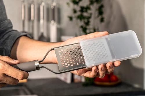 ZWILLING Pro Fine Grating Cheese Grater Grater Lemon Ginger Garlic - 18/10 Stainless Steel - Gray