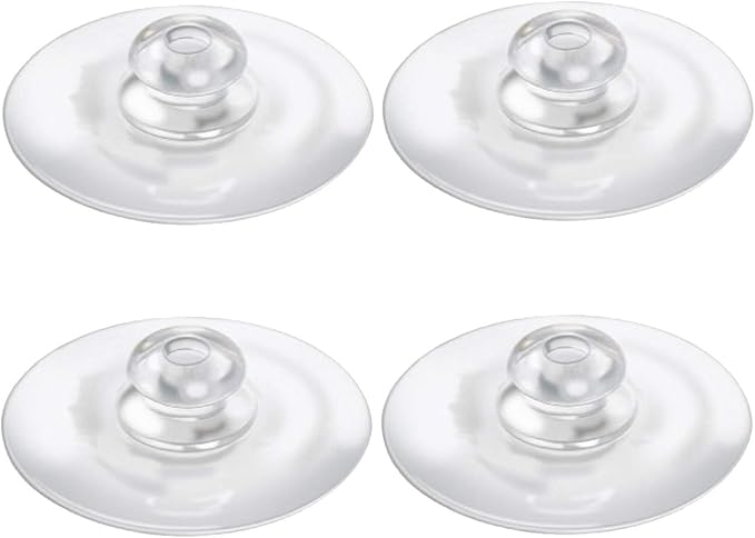 Nature Anywhere Replacement Suction Cups (4-Pack) - 2 Inch Diameter Heavy Duty Suction Cup for Window Bird Feeders, Awesome for Shower, Kitchen Sink Caddy