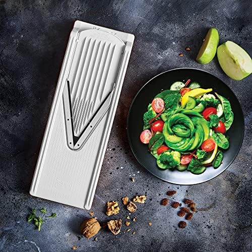 Börner Vegetable Slicer V3 (Professional Set) • Multifunctional & Adjustable Vegetable V-Slicer • For Slices, Julienne, Dices • Stainless Steel V-Blade • Kitchen Slicer Set • Color: White - Image 2