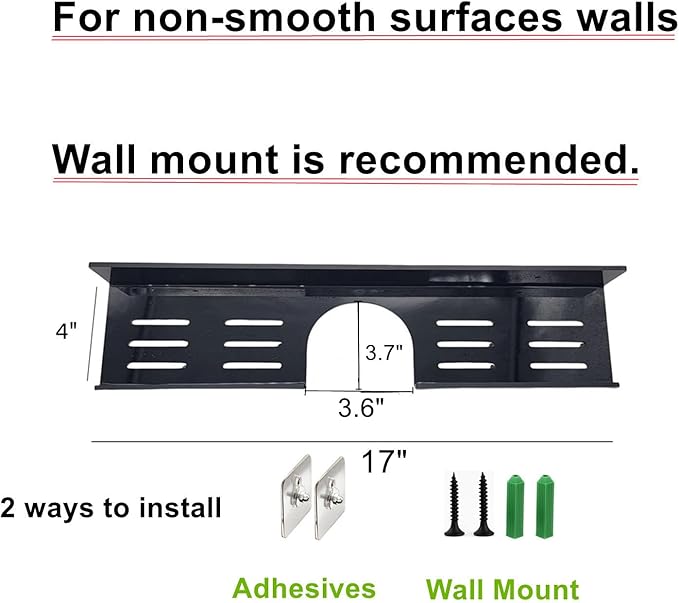 ROYALITA 17 Inch Acrylic Bathroom Shelf Organizer Over The Faucet, Over The Sink Shelves Bathroom Rack Over Faucet Countertop Organizer Kitchen Above Sinks Drain Shelf
