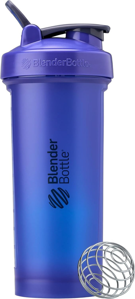 BlenderBottle Classic V2 Shaker Bottle Perfect for Protein Shakes and Pre Workout, 45-Ounce, Reflex Blue