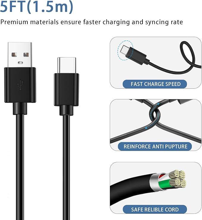 Blend Jet Charger Compatible with PopBabies, Supkitdin, Aoozi Portable Smoothie Blenders Charging Power Cord Cable