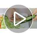 Julienne Peeler with Blade Protector, Stainless Steel Handle