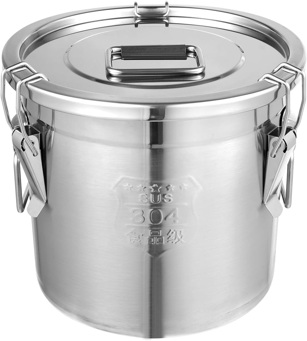 304 Stainless Steel Airtight Container 3.2Gal/405oz,Holds 20Lbs Rice