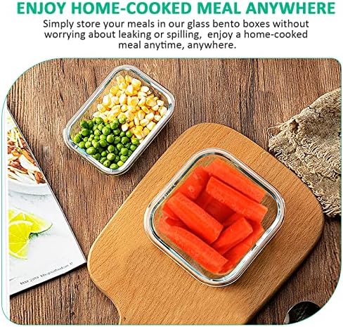 24 Pieces Glass Food Storage Containers Set, Gray