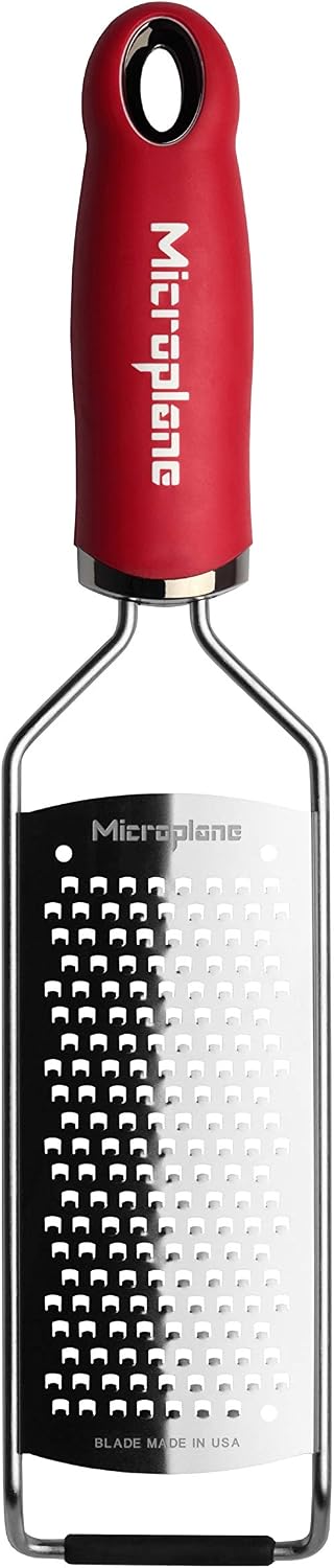 Microplane Gourmet Series Cheese Grater (Coarse, Red)