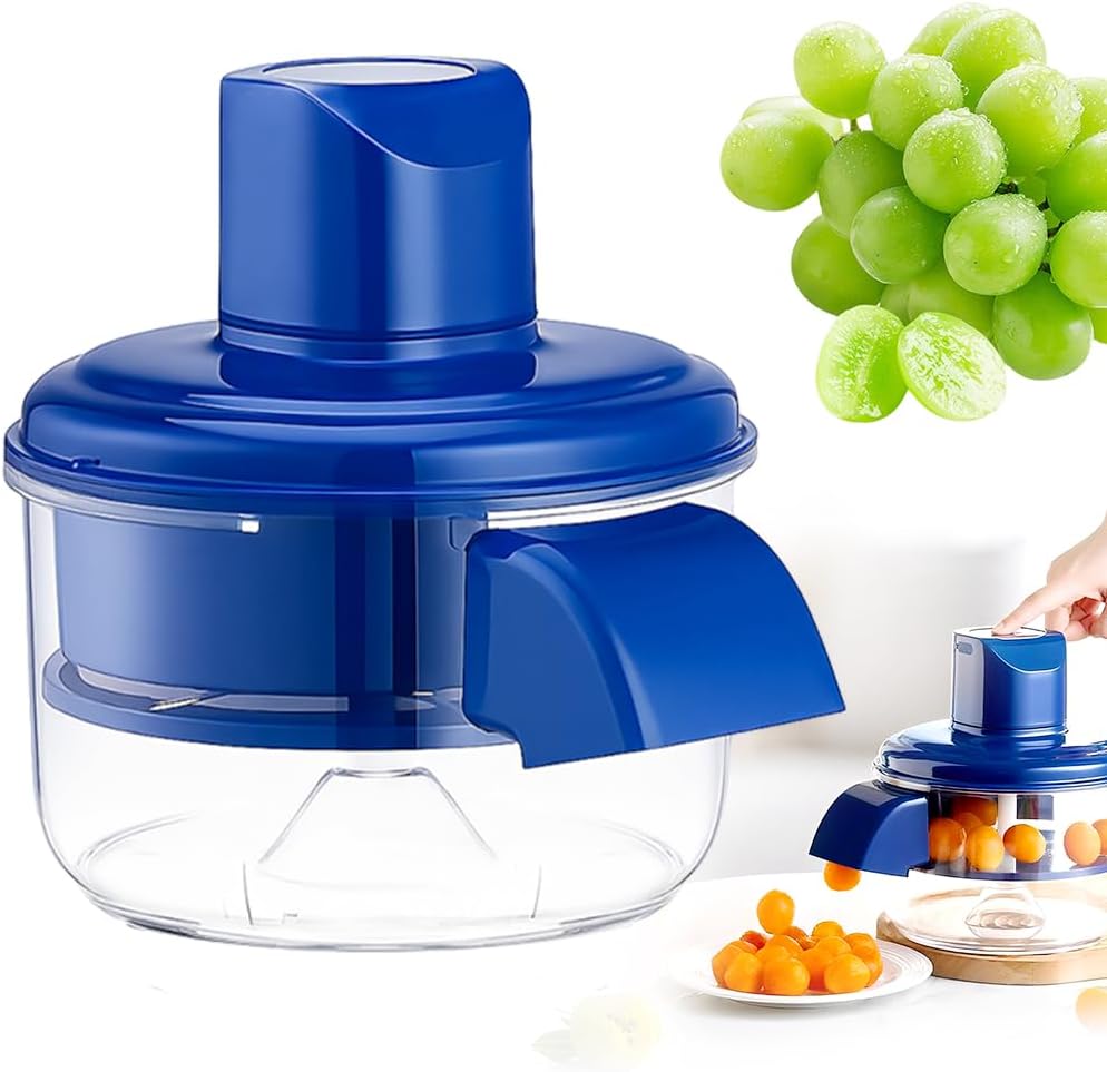 Transparent Electric Fruit & Vegetable Peeler Garlic Peeler, Blue