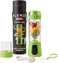 Pro+ Portable Blender (New 2025 Model, 17.5oz, Lime) – Upgraded 120W Motor, USB-C Rechargeable, Cordless Personal Blender Smoothies & Shakes – BPA-Free, Self-Cleaning, Travel-Friendly