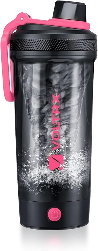 VOLTRX Shaker Bottle, Gallium USB C Rechargeable Electric Protein Shake Mixer, Shaker Cups for Protein Shakes and Meal Replacement Shakes, BPA Free, Made with Tritan, 20oz