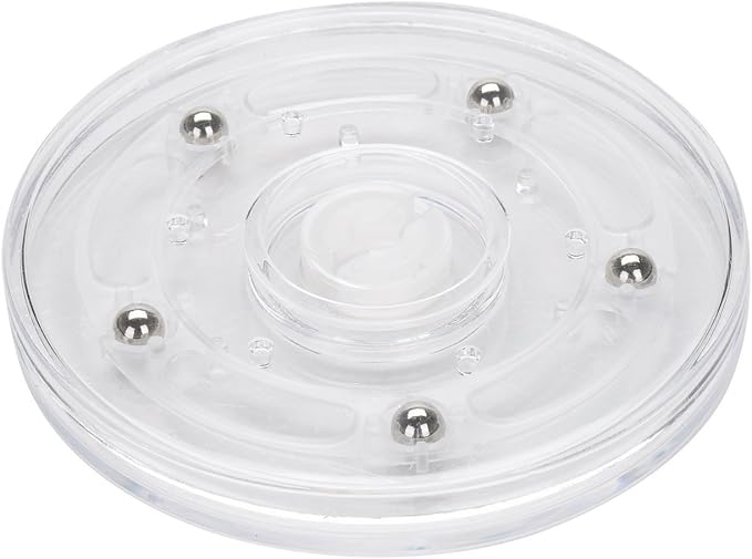 4PCS 3 Inch Acrylic Lazy Susan Turntable Organizer