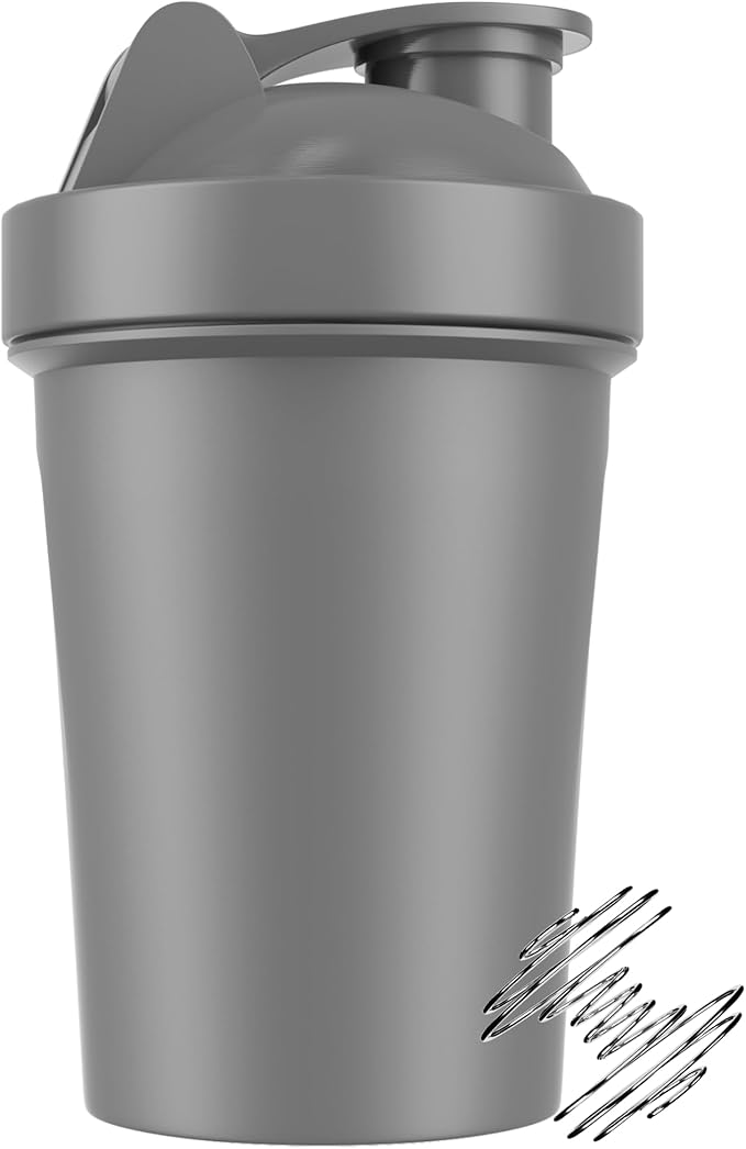 JEELA SPORTS 5 PACK Protein Shaker Bottles for Protein Mixes -20 OZ- Dishwasher Safe Shaker Cups for Protein Shakes - Shaker Cup for Blender Protein Shaker Bottle for Shakes Protein Shake Blender