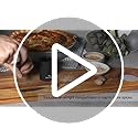 Microplane Manual Spice Mill - Cinnamon Grinder and Nutmeg Grater (Black)