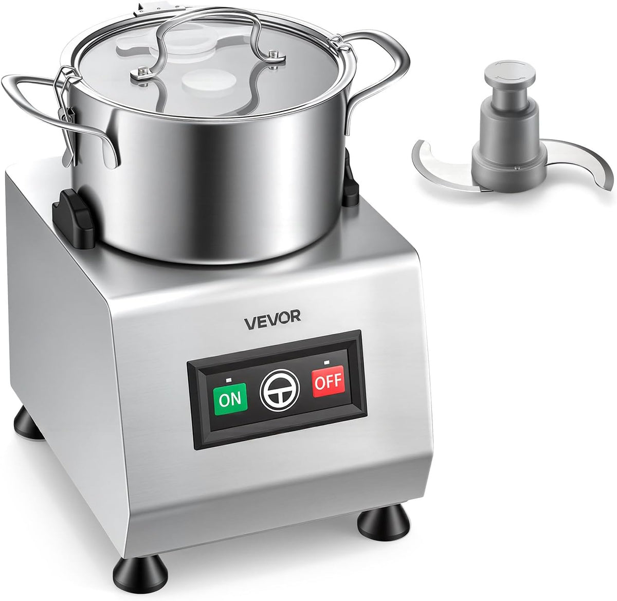 Food Processor 3.2 qt 3 L Commercial Electric Vegetable Chopper 400W