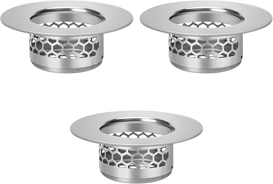 Bathroom Sink Strainer, Bathtub Lavatory Sink Drain Strainer Hair Catcher for Laundry, Mop Pool, Utility, Slop, RV Sink