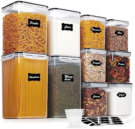 10 PCS Flour and Sugar Storage Container Sets for Advanced Baker