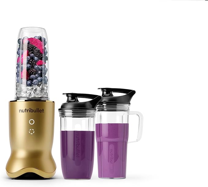 nutribullet Ultra Personal Blender NB50500BR, 32 oz, Brass (Renewed)