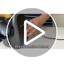 Electric Vegetable Slicer and Cheese Grater, Multifunctional Rotary Cutter with 4 Stainless Steel Blades for Potatoes Carrots Cucumbers Fruits Salad etc.