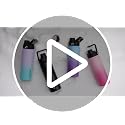 2 Pack 18oz Insulated Water Bottles with Straw Lids, Stainless Steel
