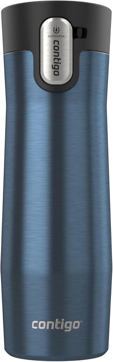 AUTOSEAL West Loop 3.0 Water Bottle, Transparent Berry, 20oz