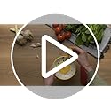 Handmade Ceramic Garlic Grater - 4 Pcs Garlic Press - Natural Ginger & Cheese Grinder - Decorative Mincer - Honey Yellow