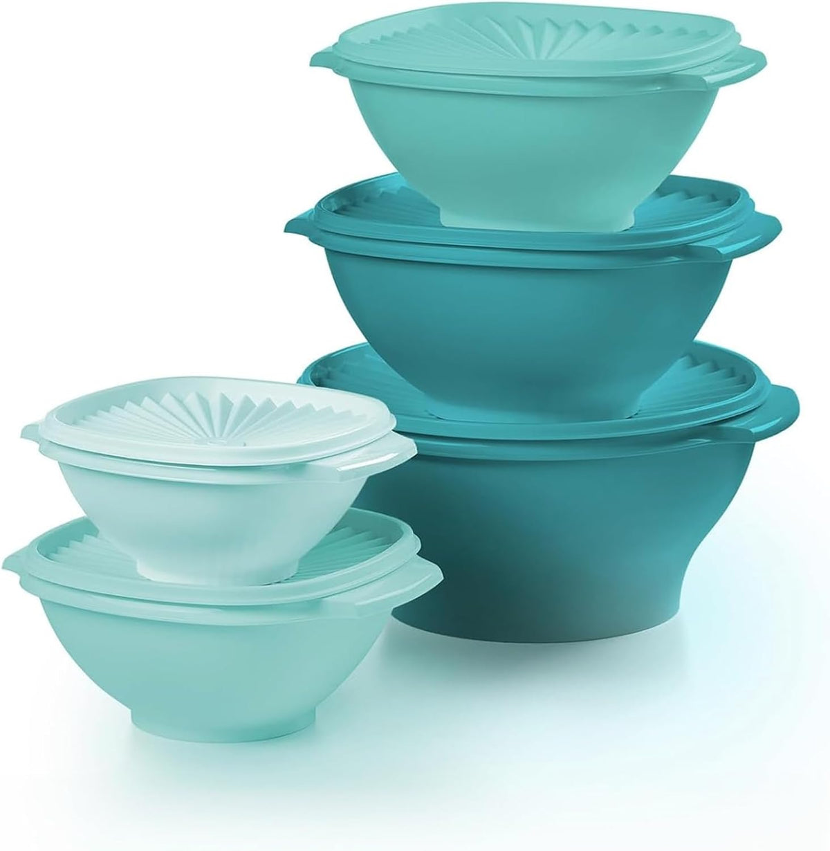 Heritage 10-Piece Vintage Green Set (5 Bowls, 5 Lids)