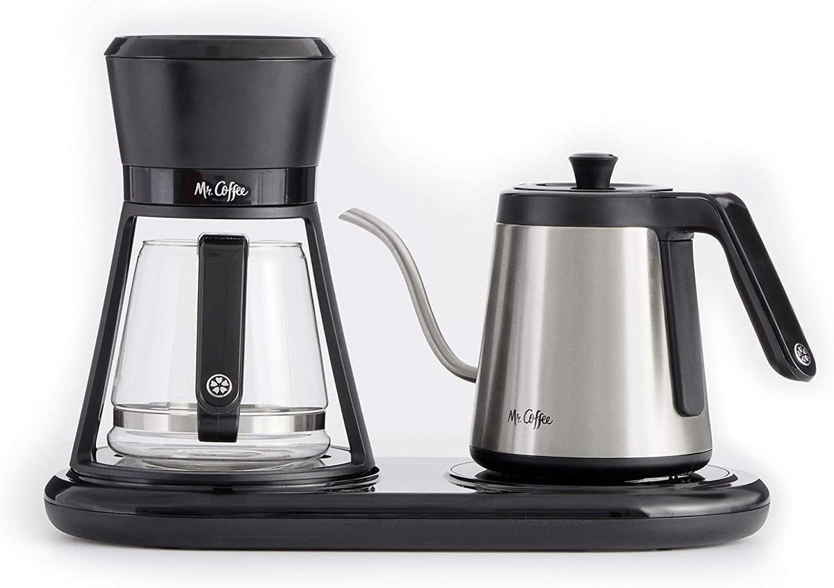 BVMC-PO19B All-in-One Pour Over Coffee Maker, 6 Cups, Black