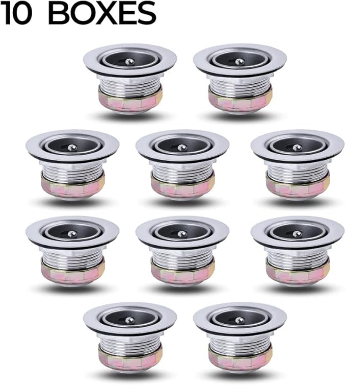 Junior Duo Bar/Pre Sink Stainless Steel Strainer Assembly W/Basket Strainer 10PK
