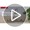 3/8" Stainless Steel Replacement Blade for Commercial Vegetable Chopper Dicer Fruit Cutter, Interchangeable Blade Block Set Pusher Block