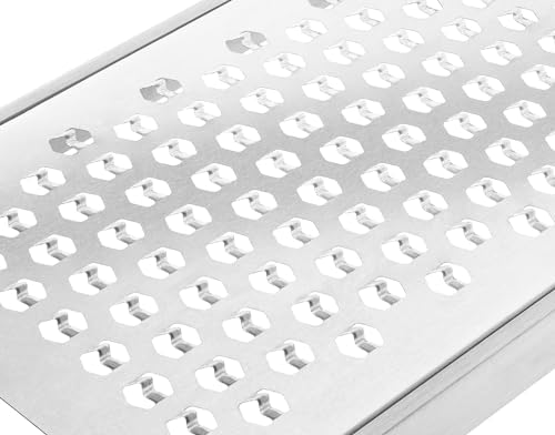 ZWILLING Pro Fine Grating Cheese Grater Grater Lemon Ginger Garlic - 18/10 Stainless Steel - Gray
