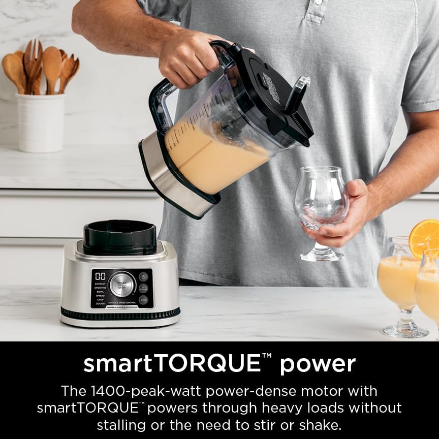 Ninja Foodi Power Blender & Food Processor, 6 Functions, Silver, SS351 - Image 3
