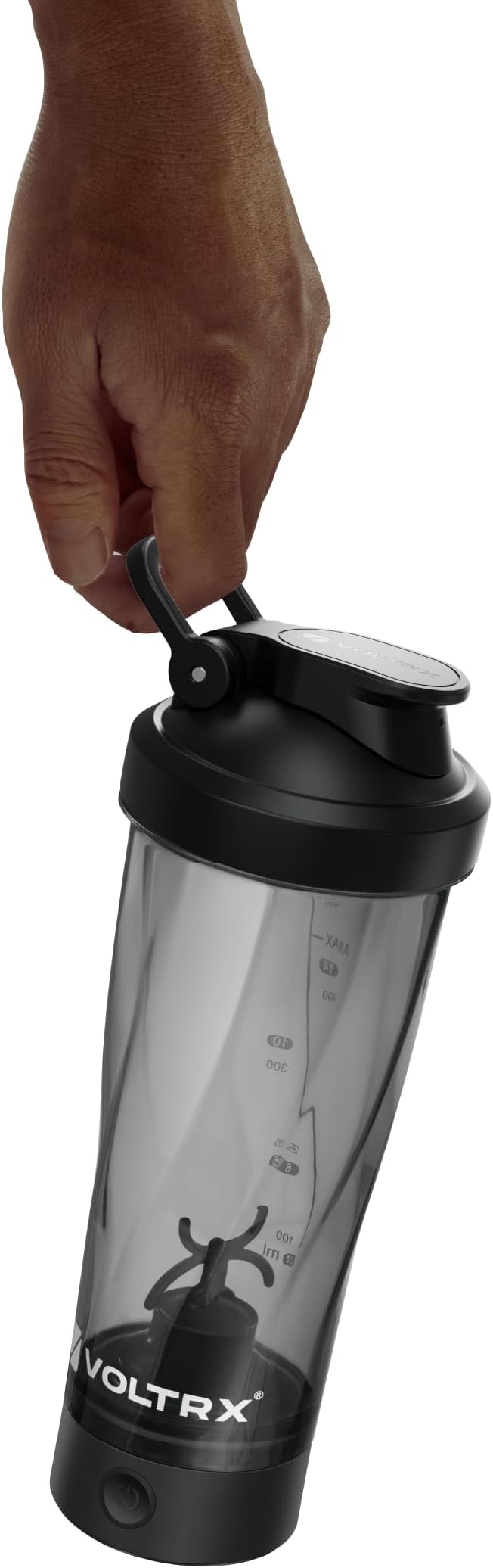 VOLTRX VortexBoost Electric Shaker Bottle, USB C Rechargeable Protein Shake Mixer, Shaker Cups for Protein Shakes and Meal Replacement Shakes, BPA-Free, Made with Tritan, Candy Pink, 24oz
