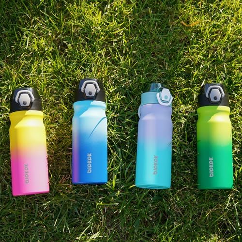 BJPKPK 18 oz Water Bottle with Straw & Handle, Insulated Stainless Flask - Image 6