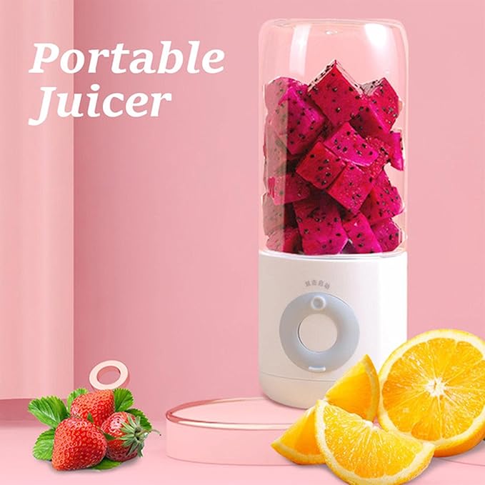 500ml Fruit Blender Juicer,Personal Size Blender,Fresh Juice Blender,handheld Blender,Portable Blender For Shakes And Smoothies,Fresh Juice Blender With 6 Blade For Travel,Gym,Outdoor,Home,