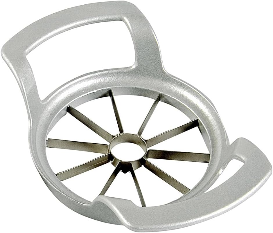 Germany Stainless Steel Apple Slicer and Corer, 10-Slices (Grey)