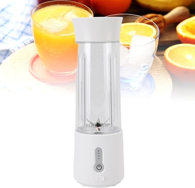 Portable Blender, Personal Size Blender for Shakes & Smoothies, USB Rechargeable, 6 Blades, 500ml Capacity, On-The-Go Convenience