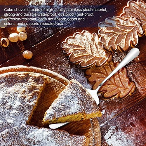 Patelai 2 Pcs Stainless Steel Pie Servers Cake Pizza Cutters, Silvery - Image 7